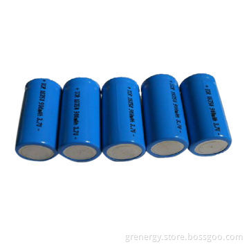 3.7V 900mAh Lithium-ion Battery, Cylindrical 18350, Flat Top, 10C Rate Electric Cigarette BatteryNew